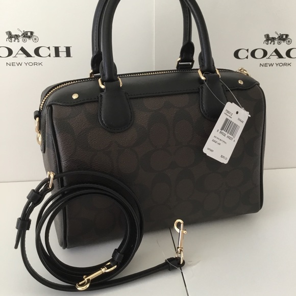🌹Coach Mini Bennett Satchel In Signature NWT. - Picture 5 of 7